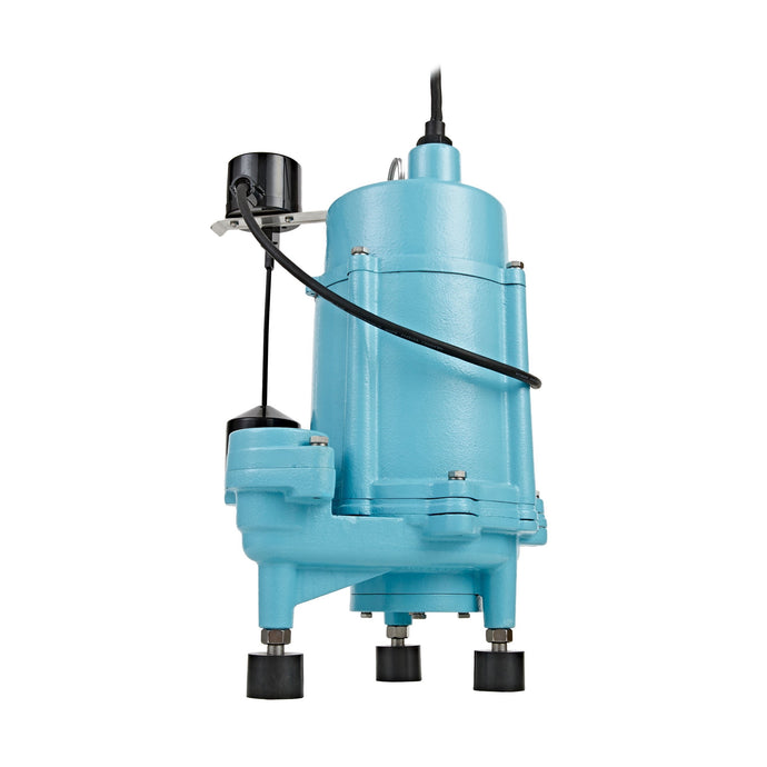 Medium Aquamarine Little Giant 16G-V151-20 - 1 HP Automatic Submersible Grinder Pump (52 GPM, 115V, 1 Phase, Vertical Float Switch)