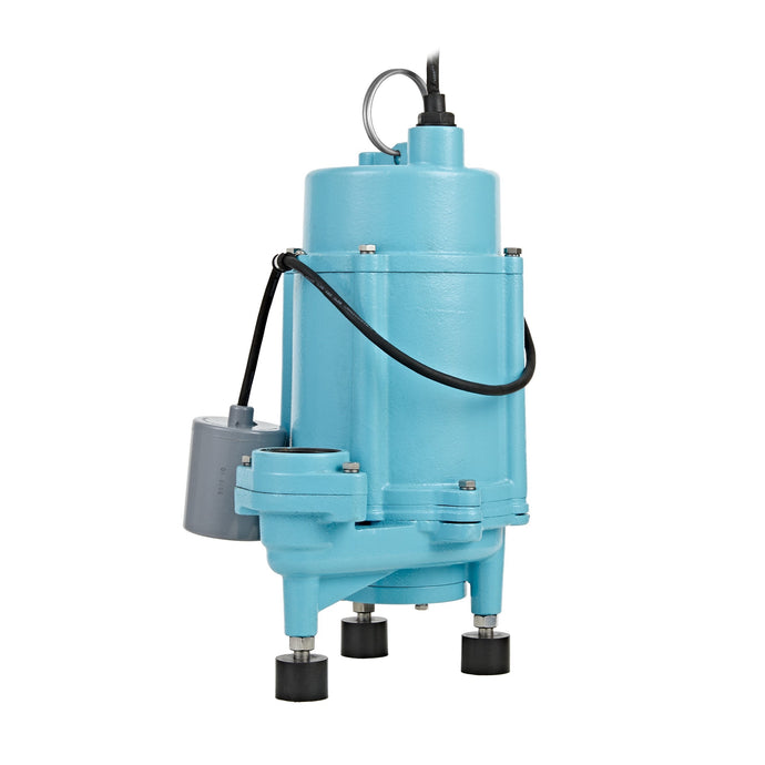 Medium Aquamarine Little Giant 16G-F151-20 - 1 HP Automatic Submersible Grinder Pump (52 GPM, 115V, 1 Phase)